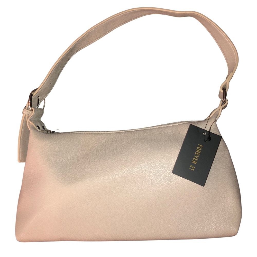 NWT Forever 21 Cream Shoulder Bag – Silver Hardware - Picture 1 of 6
